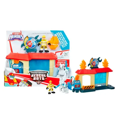 TRA Rescue Bots Taller Y Comisaria de Griffin Rock 37a