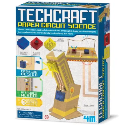 Techncraft Circuito de Papel Ciencia Luz y Sonidos 5a+
