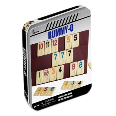 Juego de Mesa Rummi Caja Metálica 6a+