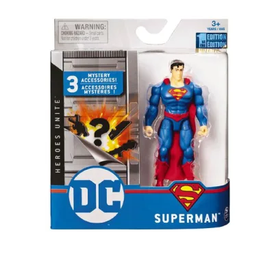 Figura Básica Superman 3 Accesorios Misteriosos 3a+
