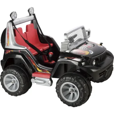 Jeep de Montar Eléctrico P/2 Niños(Amarillo)38A 50kg