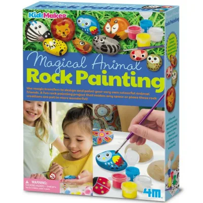 Kidz Maker Pinta Piedras Animales Mágicos 5a+