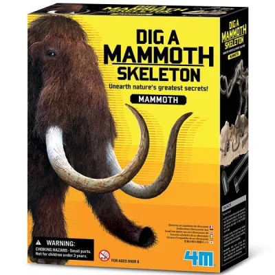KidzLabs Cava y Arma Tu Fósil de Mamuth 8a+