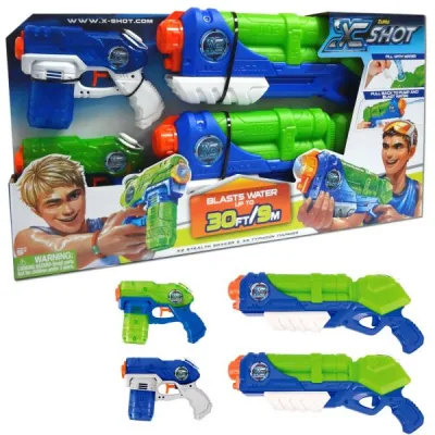 Lanzadores de Agua XShot (TyphoonStealth) 4pzs 5a+