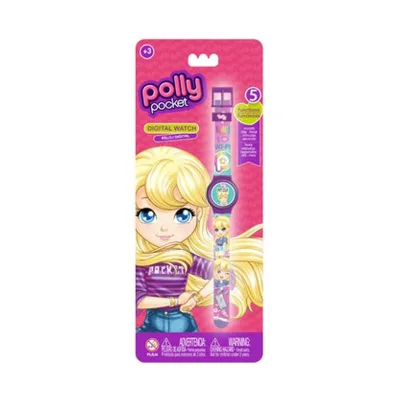 Reloj Digital 5 Funciones Polly Pocket 3a+