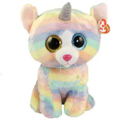 Peluche Beanie Boos Heather Gato Unicornio Grande