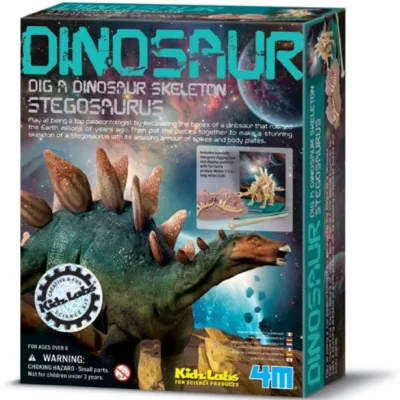 KidzLabs Cava y Arma Tu Fósil de Stegosaurus 8a+