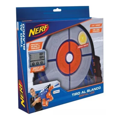 Blanco Digital Nerf Luz y Sonidos 8a+