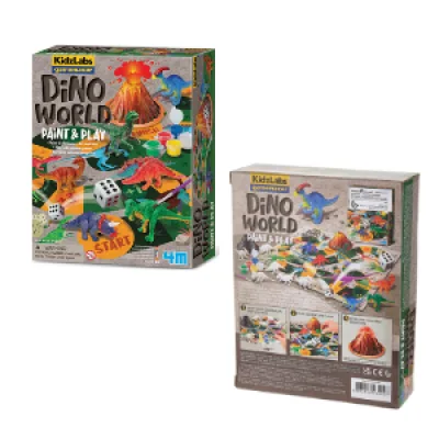 KidzLabs Mundo de Dinosaurios Pinta y Juega 5a+