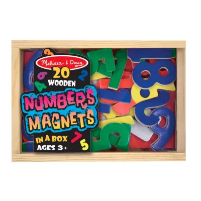 Numeros Magnéticos de Madera 37pzs (10449)3a+