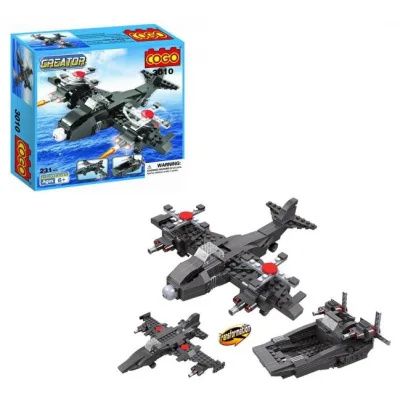 Avión de Batalla Creator 3en1 231pzs 6a+