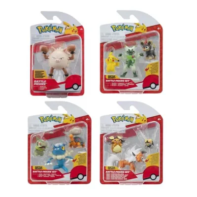 Figura Pokémon de Batalla Blister Set de 3 4a+