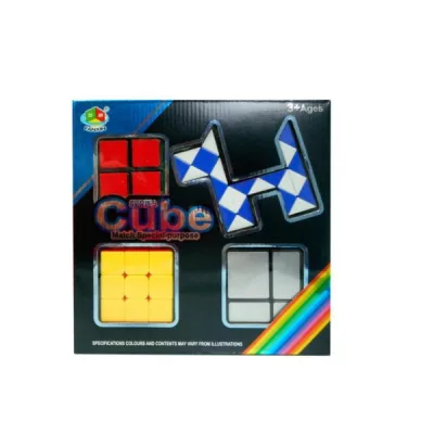 Cubos Mágico / Set de 4 / Mayores de 3 años