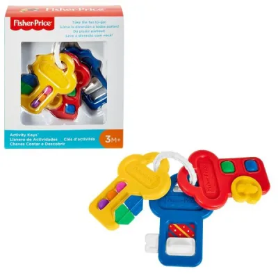 FisherPrice Llavero de Actividades Brilliant Basics 3m+