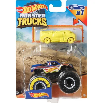 Hot Wheels Carro Individual Monster Truck Set de 2 3a+