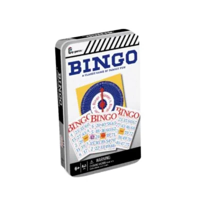 Juego de Bingo en Caja Metálica 3a+
