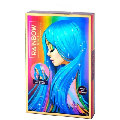 Peluca Rainbow High Extra Largo 45cm 6a+