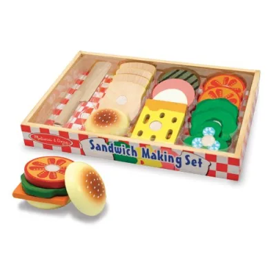 Juego para Hacer Sandwiches de Madera 3a+