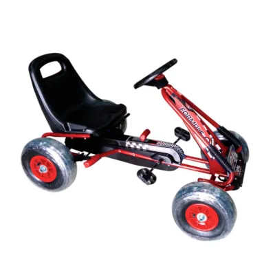 GoKart Rojo con Llanta de Hule 3a+ 30Kg Max