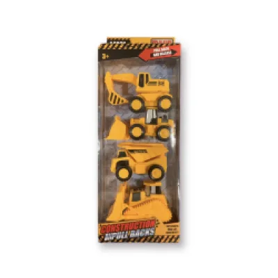 Mini Vehículos de Construcción Set de 4 3a+ (437943)