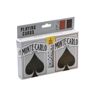 Baraja MonteCarlo Set de 2 Con 5 Dados