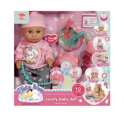 Bebé Lovely Tutu Love C/Accesorios 10Sonidos 3a+(440608)