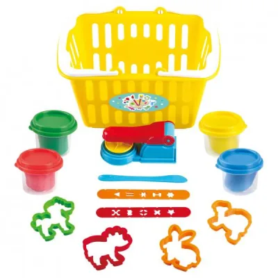 Canasta Con Plasticina y Accesorios 3a+