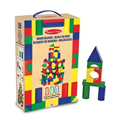 Bloques de Madera 100 pzs 3a+