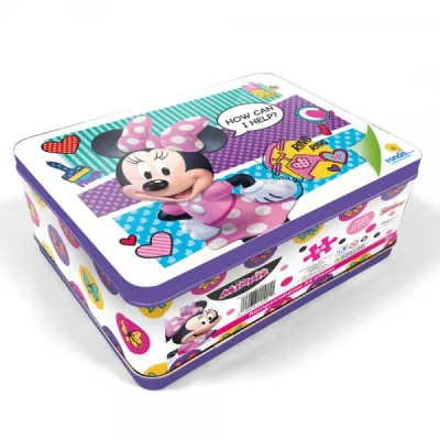 Rompecabezas Minnie Mouse Lonchera Metálica 3a+