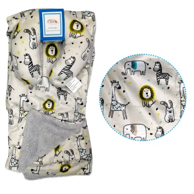 Baby Basics Cobija y Soporte de Cabeza 76.2x101.6 cm LeónJirafa