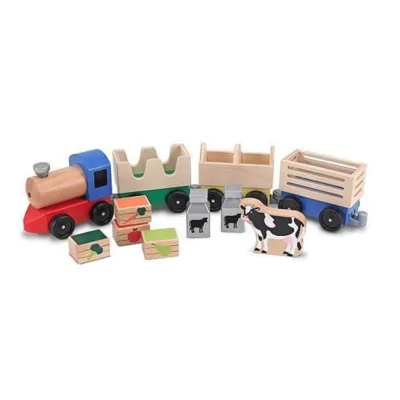 Tren de Granja con Vagones Removibles y Accesorios (4545) 3a+