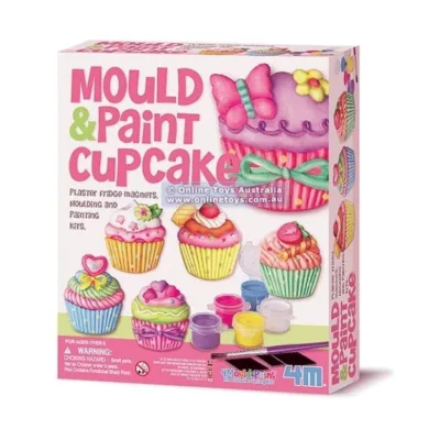 Cupcakes de Yeso Pinta y Moldea 5a+
