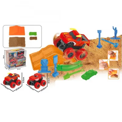 Monster Truck Bigfoot Con Arena 300gr 11pzs 3a+ (443111)