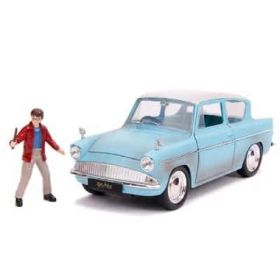 Carro Harry Potter Ford Anglia 1959 Hollywood Rides con Figura 8a+