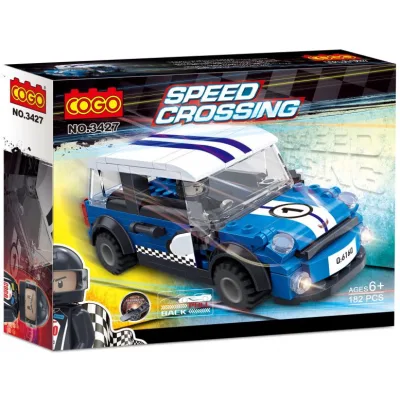 Carro Speed Crossing Azul 182pzs 6a+